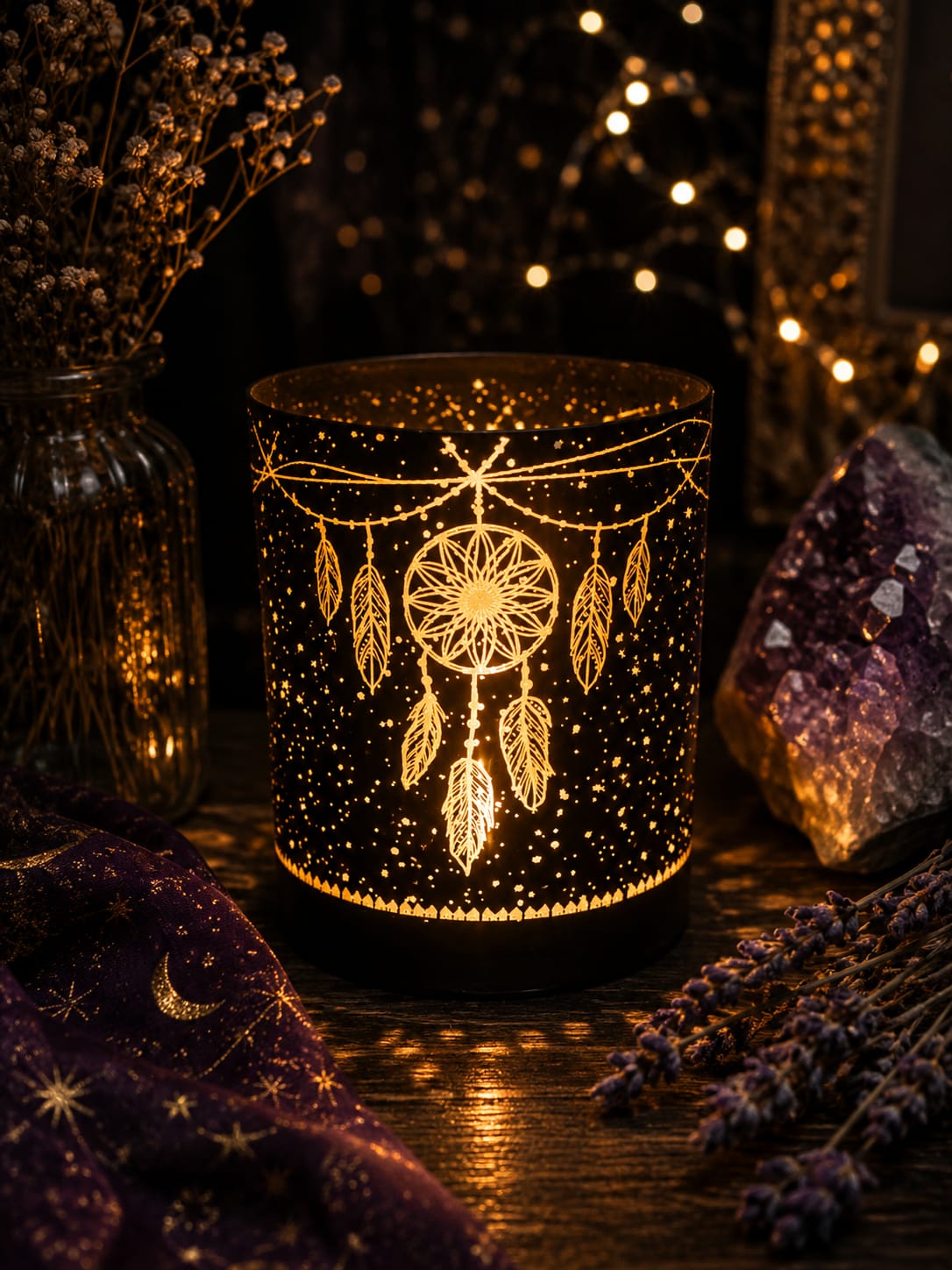 porta velas atrapasueños