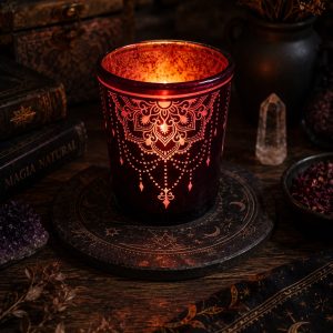porta velas mandala