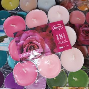 Velas de Té - Jardín de Rosas