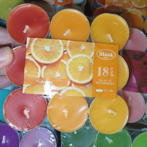 Velas de Té - Naranja