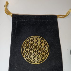 Bolsa Flor de la vida, terciopelo