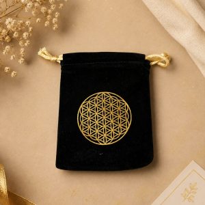 Bolsa Flor de la vida, terciopelo