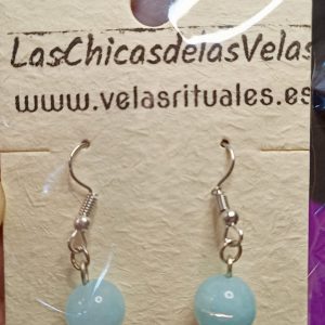 Pendientes aguamarina