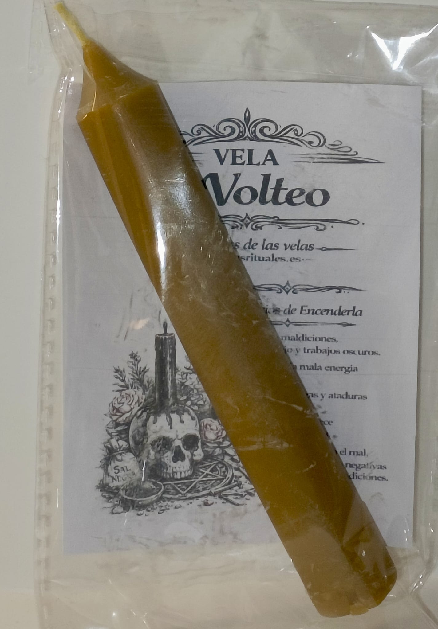 Vela Volteo - cera de abeja
