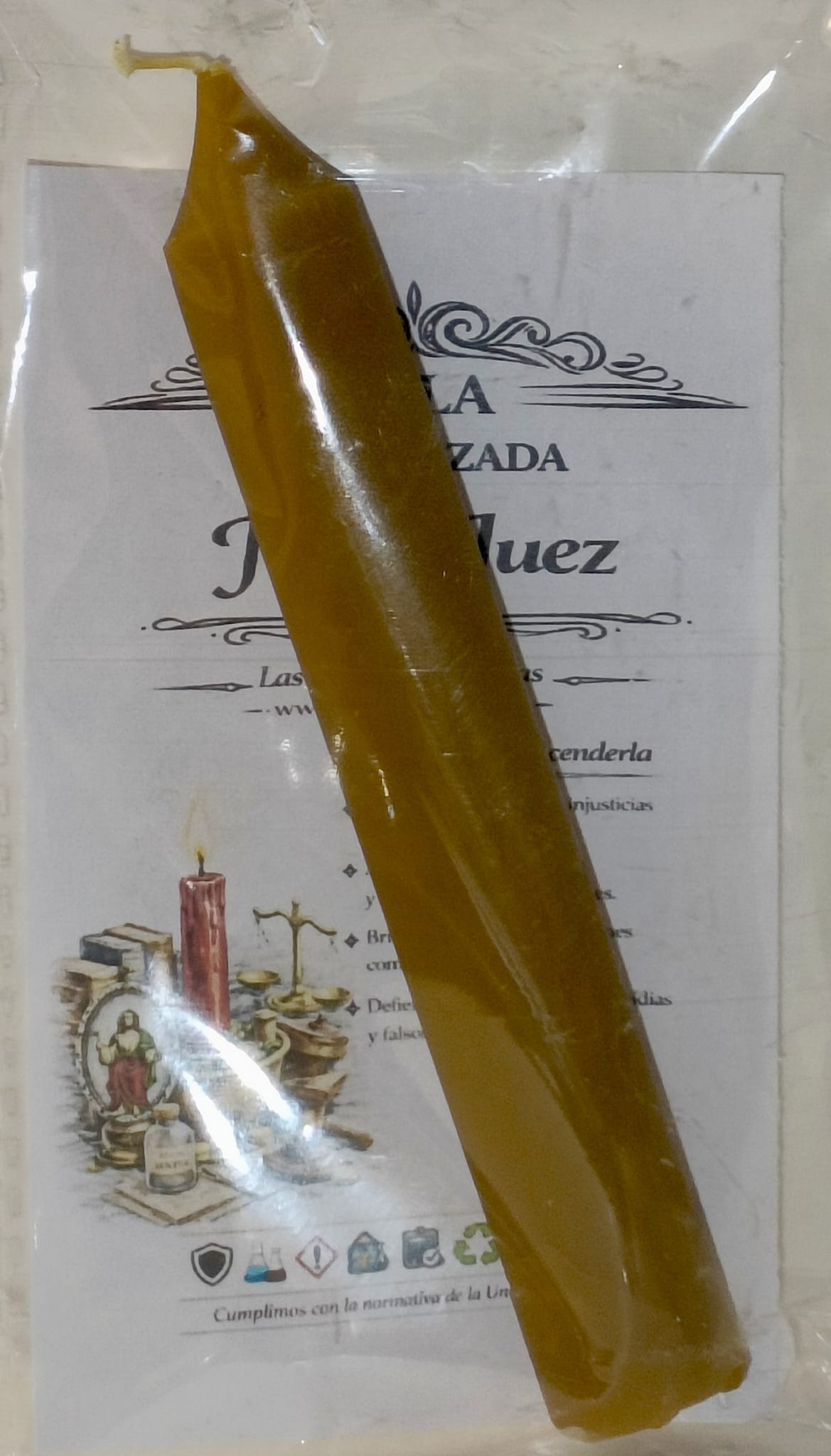 Vela Justo Juez - cera de abeja