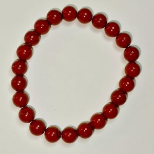 Pulsera jaspe rojo  8mm