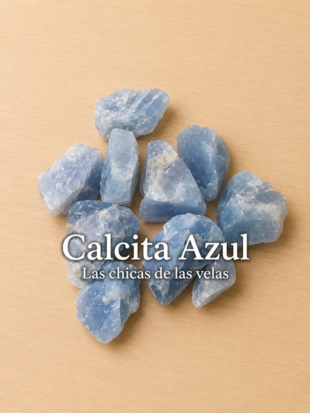 Calcita azul bruto