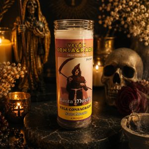 Velón Santa Muerte - Consagrado con Ritual escrito