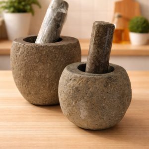 Mortero de piedra de Río  tamaño pequeño