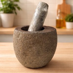 Mortero de Piedra de Río tamaño Grande