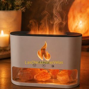 Difusor aromaterapia y sal del himalaya