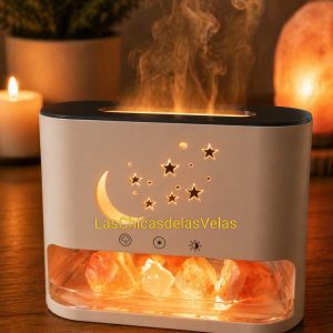 Difusor aromaterapia y sal del himalaya