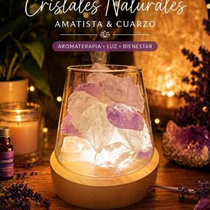 Difusor aromaterapia y cristales