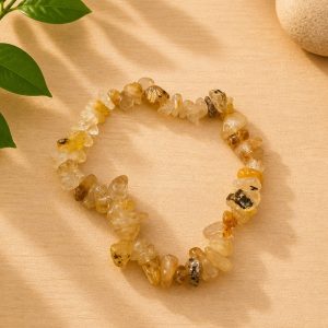 Pulsera Cuarzo Rutilo