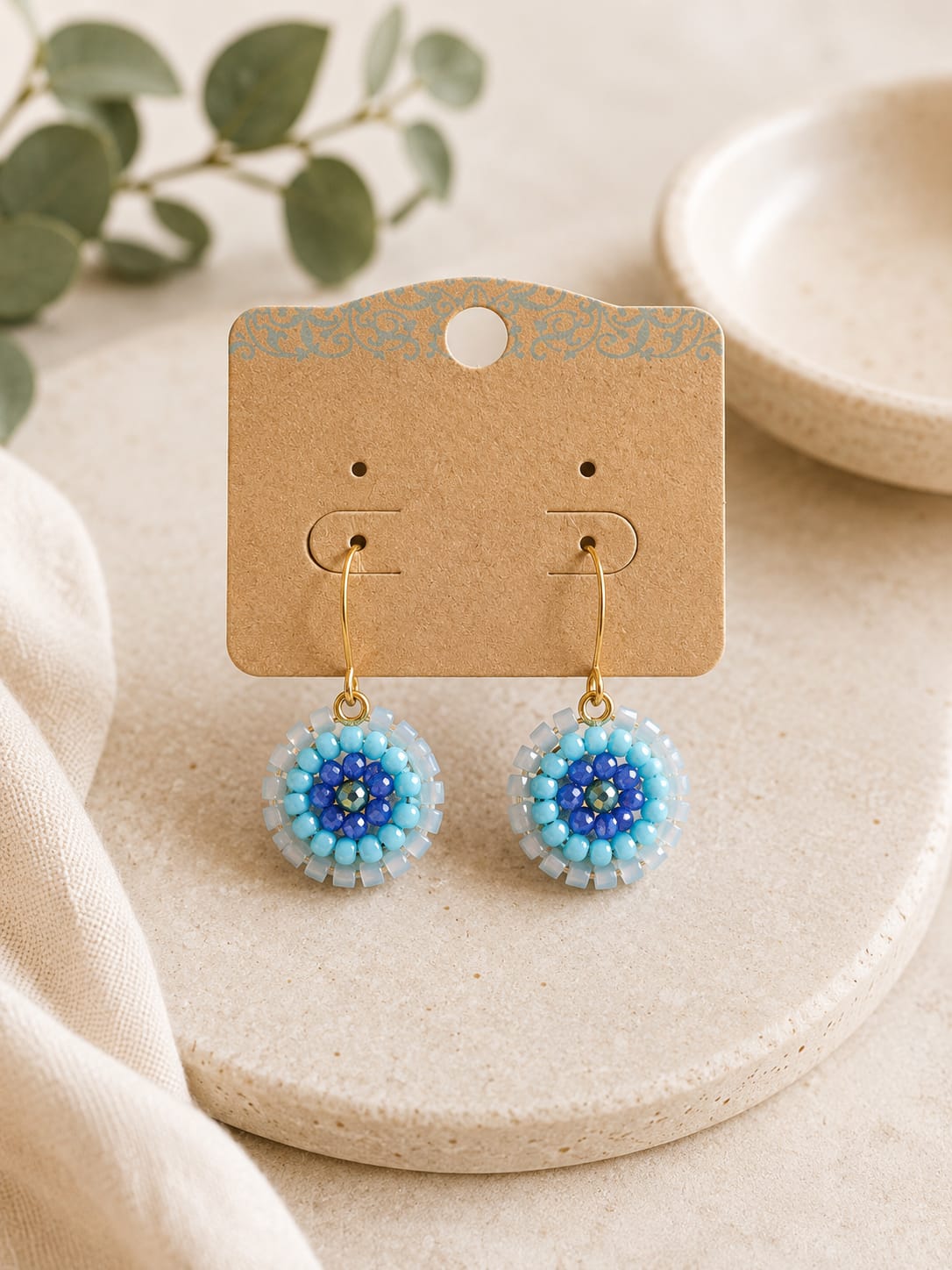 Pendientes azul