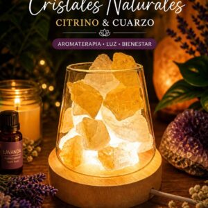 Difusor aromaterapia y cristales