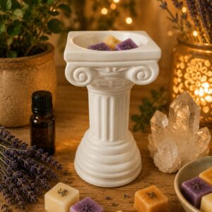 Quemador aceite Columna Griega