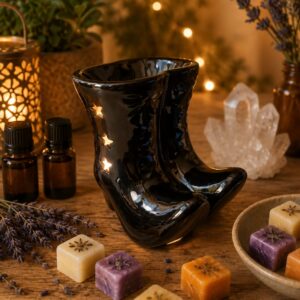 Quemador aceite Botas de Bruja
