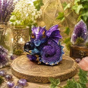 Figura Dragón  Morado
