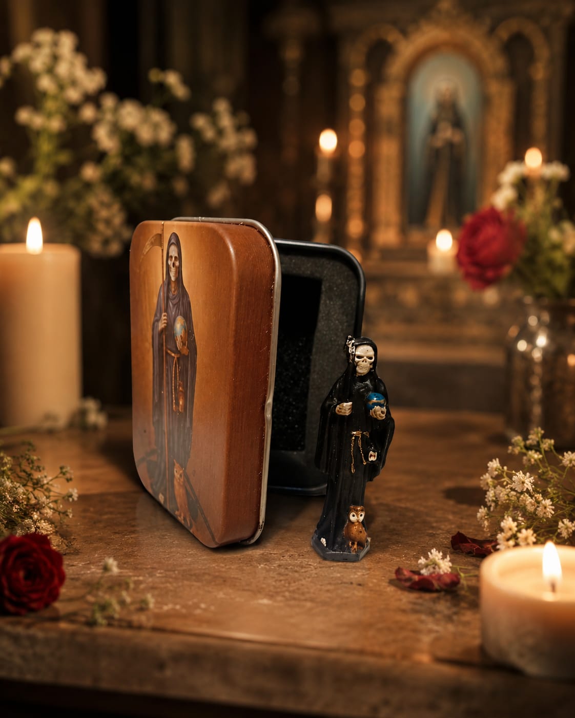 Figura La Santa Muerte - colección mini