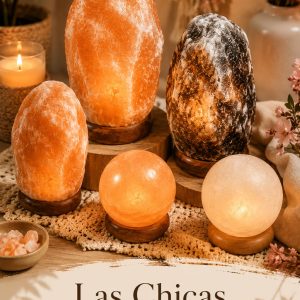 lamparas de sal y luces led