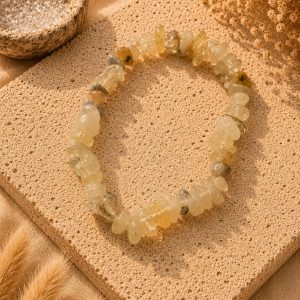 Pulsera Cuarzo Rutilo chip