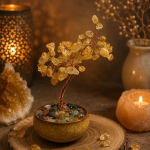 Árbol de minerales - citrino