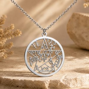 Colgante Tetragramaton Acero plateado