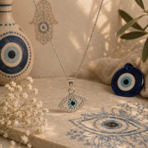 Collar Ojo Turco con cristales