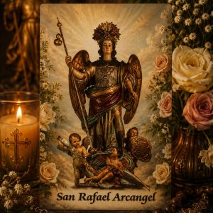 Estampa Arcángel Rafael