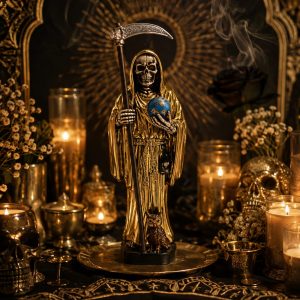 Figura La Santa Muerte - Dorada