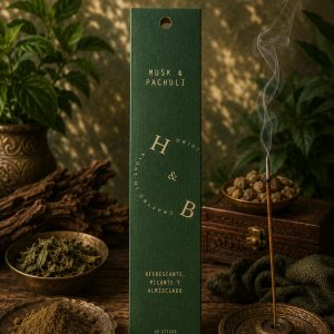 incienso almizcle y pachuli