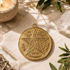 Medalla Tetragramaton 3cm dorada