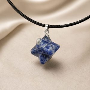 Merkaba sodalita colgante