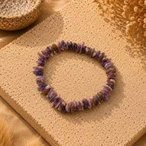 Pulsera charoita chip