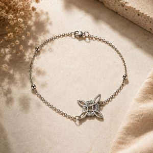 Pulsera Nudo de Bruja acero