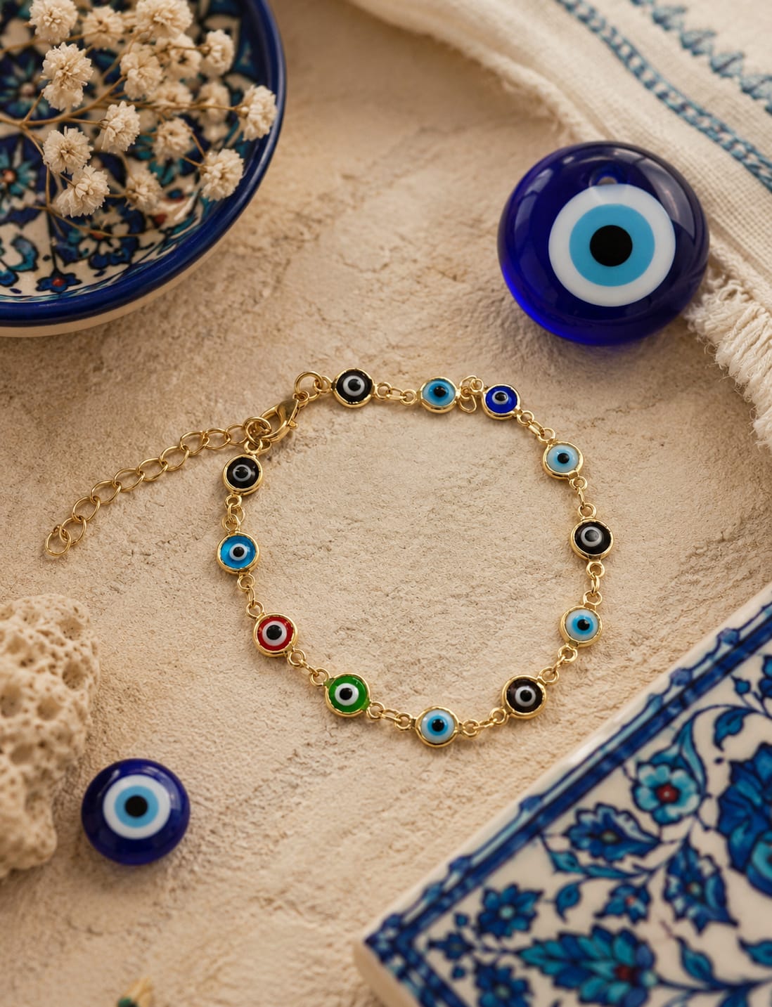 Pulsera ojo turco colores