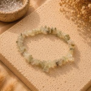 Pulsera Prehnita chip