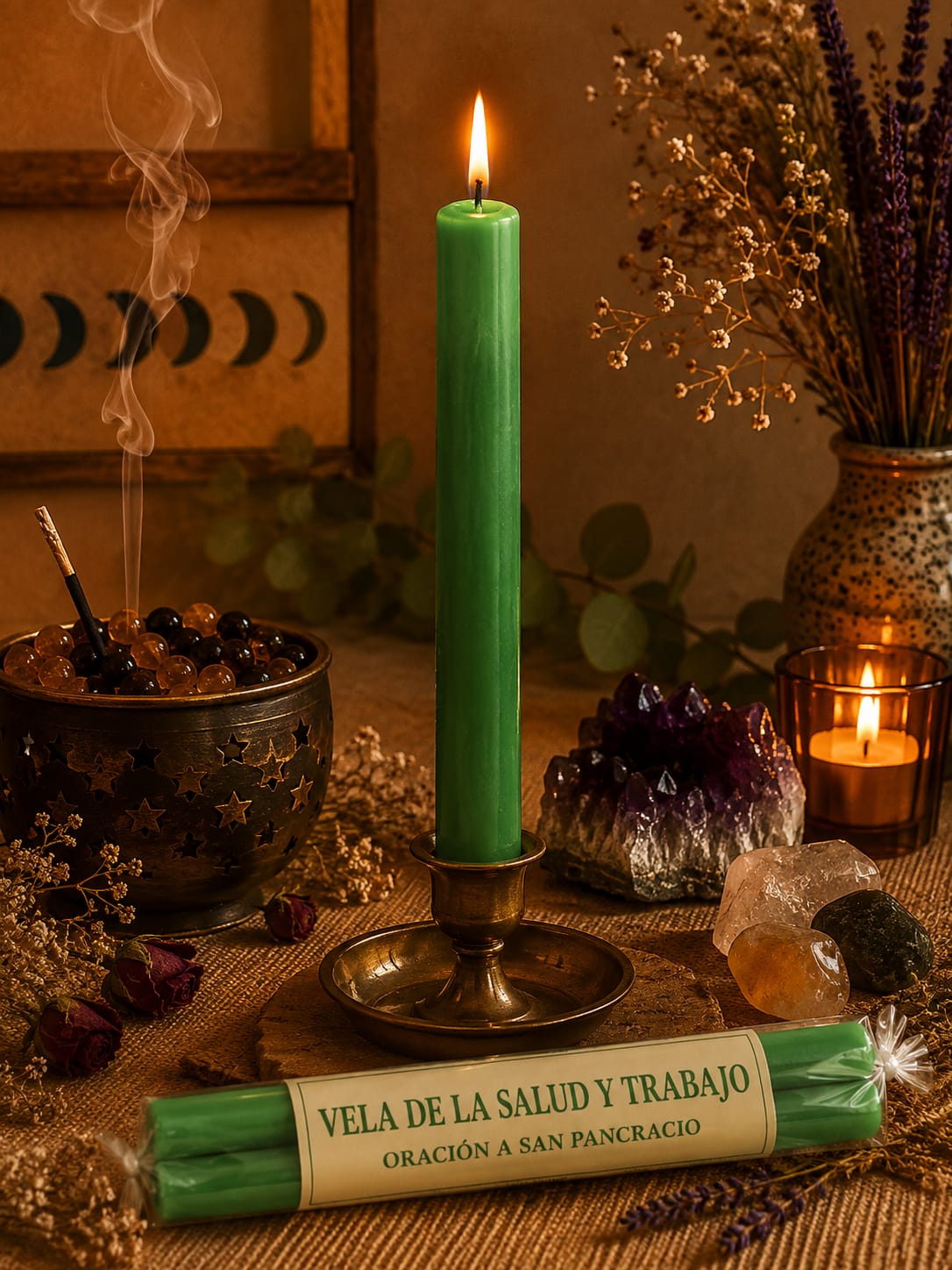 Vela trabajo y la salud - San pancracio