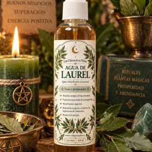 Agua de  Laurel Ritualizada  Imán de dinero, atrae buenos negocios