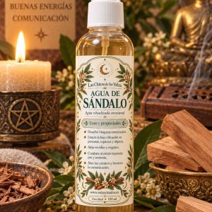 Agua de Sándalo Ritualizada   Aleja engaños