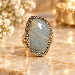 Anillo Labradorita adaptable