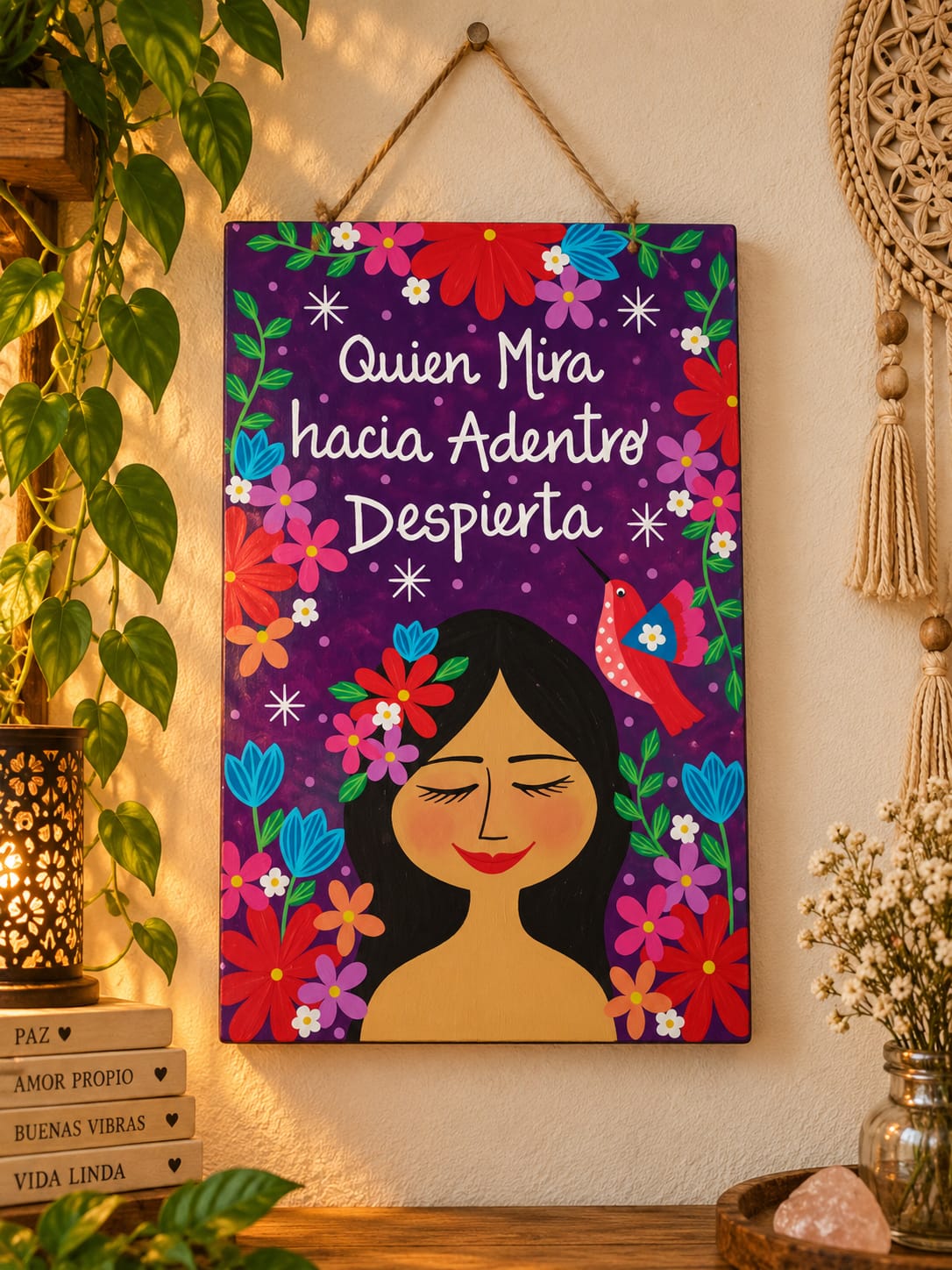 Cuadro Quien mira hacia dentro