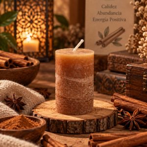 Vela de canela   Abundancia, prosperidad y energía positiva