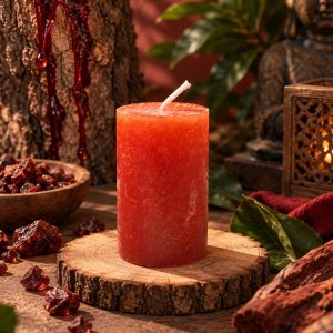 Vela de Sangre de Drago     Fuerza, protección y renovación