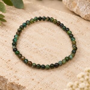 Pulsera de Turquesa Africana 4mm – Transformación, Equilibrio y Protección